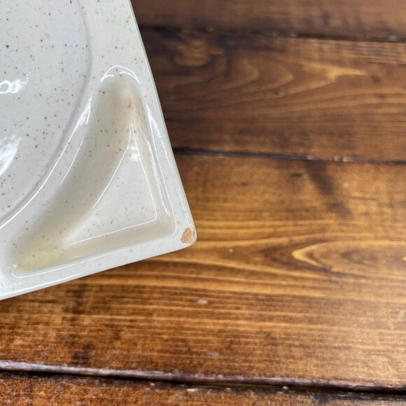 Vintage Mid Century Hyalyn Pottery Square Ashtray 7” SQ Pheasants In Flight USA - Picture 8 of 9